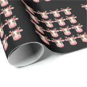 クリスマスコケットハイランドカウウェスタンクリスマス ラッピングペーパー (ロールコーナー)