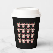 クリスマスコケットハイランドカウウェスタンクリスマス 紙コップ (正面)