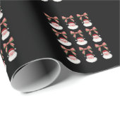 クリスマスコケットボウサンタヴィンテージクリスマスレトロ ラッピングペーパー (ロールコーナー)