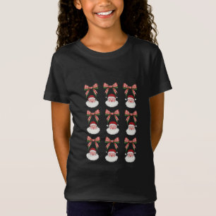 クリスマスコケットボウサンタヴィンテージXmasレトロ Tシャツ