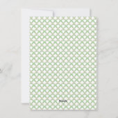 クリスマスコケットリースフォトグランミレニアル シーズンカード (裏面)