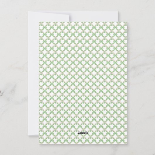 クリスマスコケットリースフォトグランミレニアル シーズンカード (裏面)