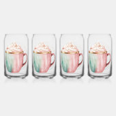 クリスマスココア金ゴールド赤面ピンクミントウォームウィッシュ ガラス缶 (裏面)