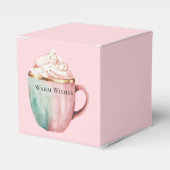 クリスマスココア金ゴールド赤面ピンクミントウォームウィッシュ フェイバーボックス (正面サイド)