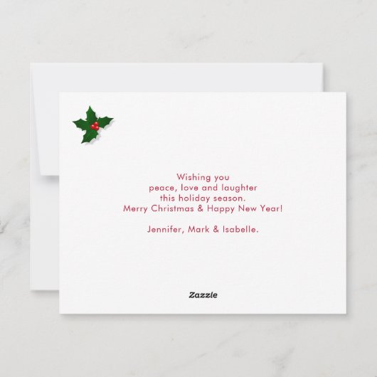 クリスマスココア |キャンディーケーン |スカーフ&ミッツ シーズンカード (裏面)