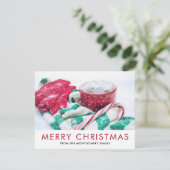 クリスマスココア |キャンディーケーン |スカーフ&ミッツ シーズンカード (スタンド正面)