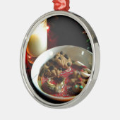 クリスマスコッカンローゼ メタルオーナメント (左)