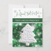 クリスマスコッカード, 個人用ギフティングカード 招待状 (正面)