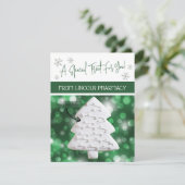 クリスマスコッカード, 個人用ギフティングカード 招待状 (スタンド正面)