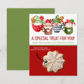 クリスマスコッカード, 個人用ギフトカード 招待状 (正面/裏面)