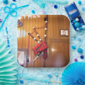 クリスマスコットランドミュージカルバグパイプギフトプレート ペーパープレート (パーティー)