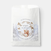 クリスマスコットンフラワーリースかわいいリス フェイバーバッグ (正面)