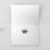 クリスマスコッド雪の球体 シーズンカード (内部)