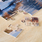 クリスマスコテージバイスノイ川 ジグソーパズル (側面)