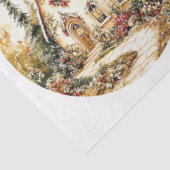 クリスマスコテージラウンド 薄葉紙 (詳細)