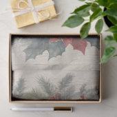 クリスマスコテージヴィンテージリースパインデクページ 薄葉紙 (ギフト)