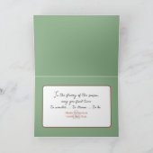 クリスマスコテージ付リース シーズンカード (内部)