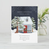 クリスマスコテージ休日の引越し告知 案内状 (スタンド正面)