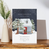 クリスマスコテージ休日の引越し告知 案内状