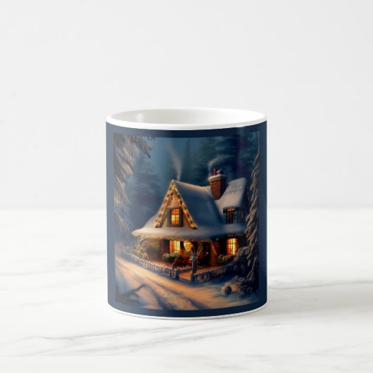 クリスマスコテージ1 コーヒーマグカップ (中央)