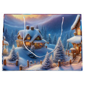 クリスマスコテージ ラージペーパーバッグ (正面)