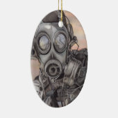 クリスマスコビデ流行 セラミックオーナメント (右)