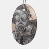 クリスマスコビデ流行 セラミックオーナメント (左)