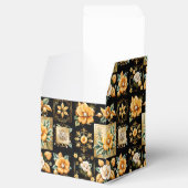 クリスマスコラージュと金ゴールドと白い花 フェイバーボックス (オープン)