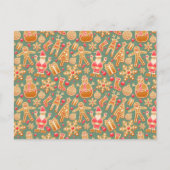 クリスマスコラージュはがき ポストカード (正面)