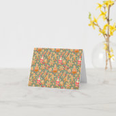 クリスマスコラージュカード カード (黄色い花)