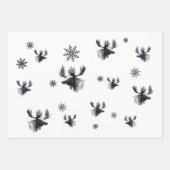 クリスマスコラージュ包装紙シート ラッピングペーパーシート (正面3)