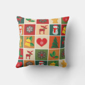 クリスマスコラージュ クッション (裏面)