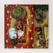 クリスマスコラージュ ジグソーパズル (横)