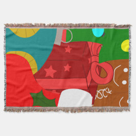 クリスマスコラージュ スローブランケット