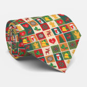 クリスマスコラージュ ネクタイ (ロール)