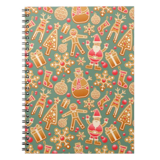 クリスマスコラージュ ノートブック (正面)