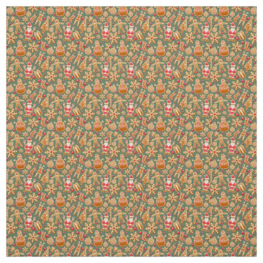 クリスマスコラージュ ファブリック (見本)