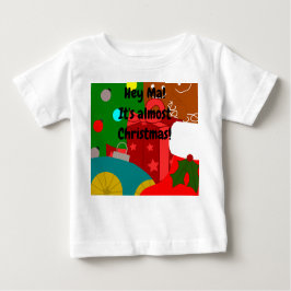 クリスマスコラージュ  ベビーTシャツ