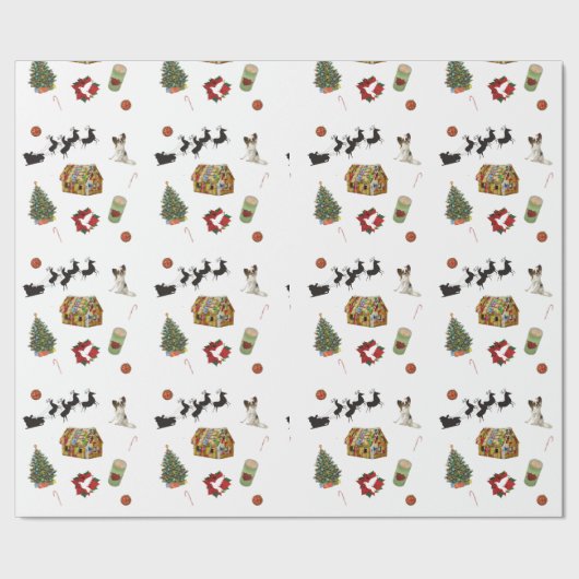 クリスマスコラージュ ラッピングペーパー (シーム)