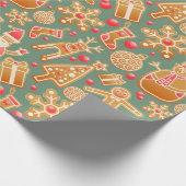 クリスマスコラージュ ラッピングペーパー (角)