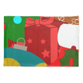 クリスマスコラージュ 枕カバー (裏面)