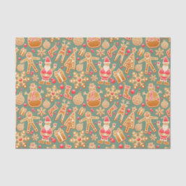 クリスマスコラージュ 薄葉紙