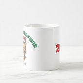 クリスマスコリー マグ：メリーウーフマス コーヒーマグカップ (中央)