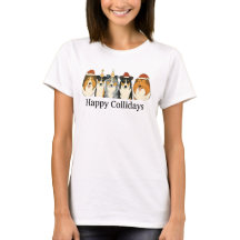 クリスマスコリーTシャツ