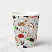 クリスマスコルギドッグ紙カップ 紙コップ (左)
