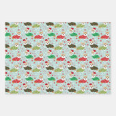 クリスマスコルギドッグ ラッピングペーパーシート (正面2)