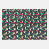 クリスマスコルギドッグ ラッピングペーパーシート (正面)
