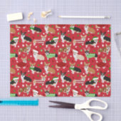 クリスマスコルギドッグ 薄葉紙 (クラフト)