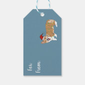 クリスマスコルギ ギフトタグ (裏面)