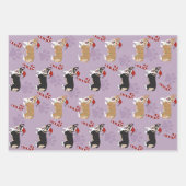 クリスマスコルギ ラッピングペーパーシート (正面2)